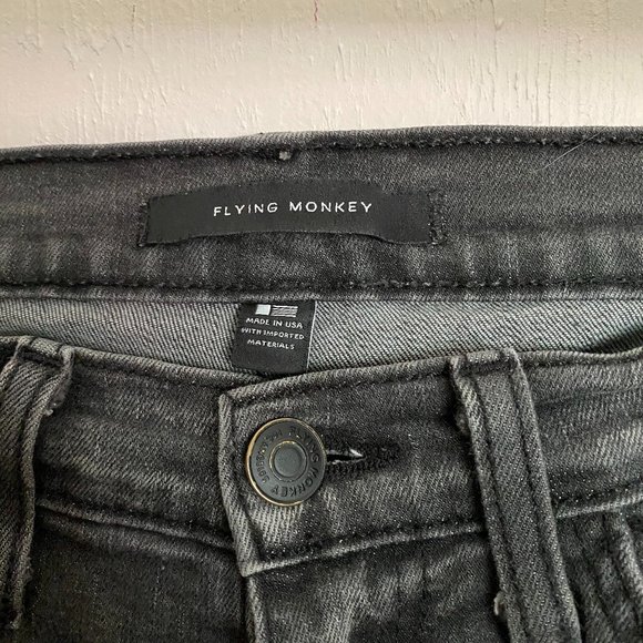 Flying Monkey Ripped Black Skinny Jeans - Picture 2 of 4